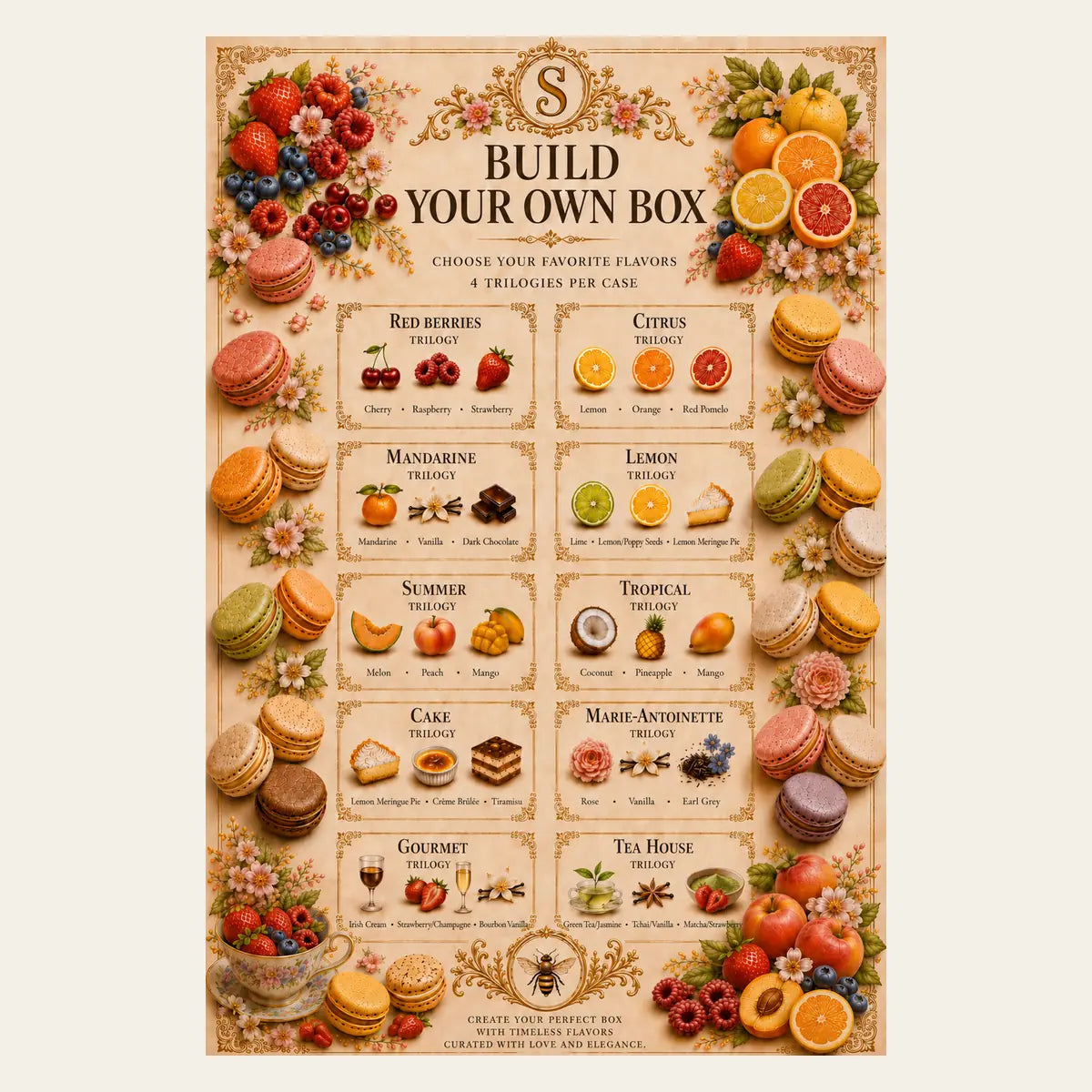 Build Your Own Macaron Box (12 Pieces)