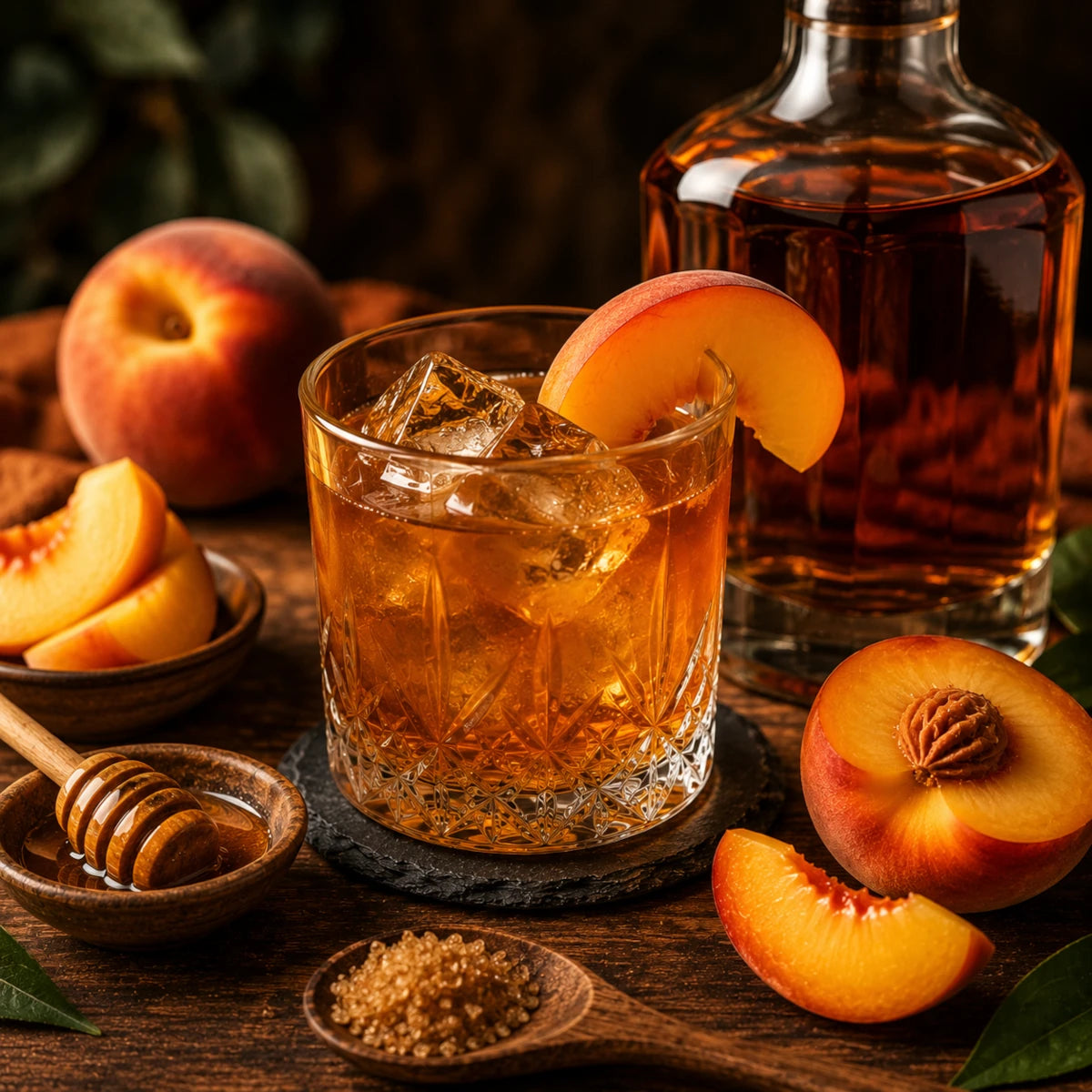 Peach Bourbon Macarons (Pack of 6)