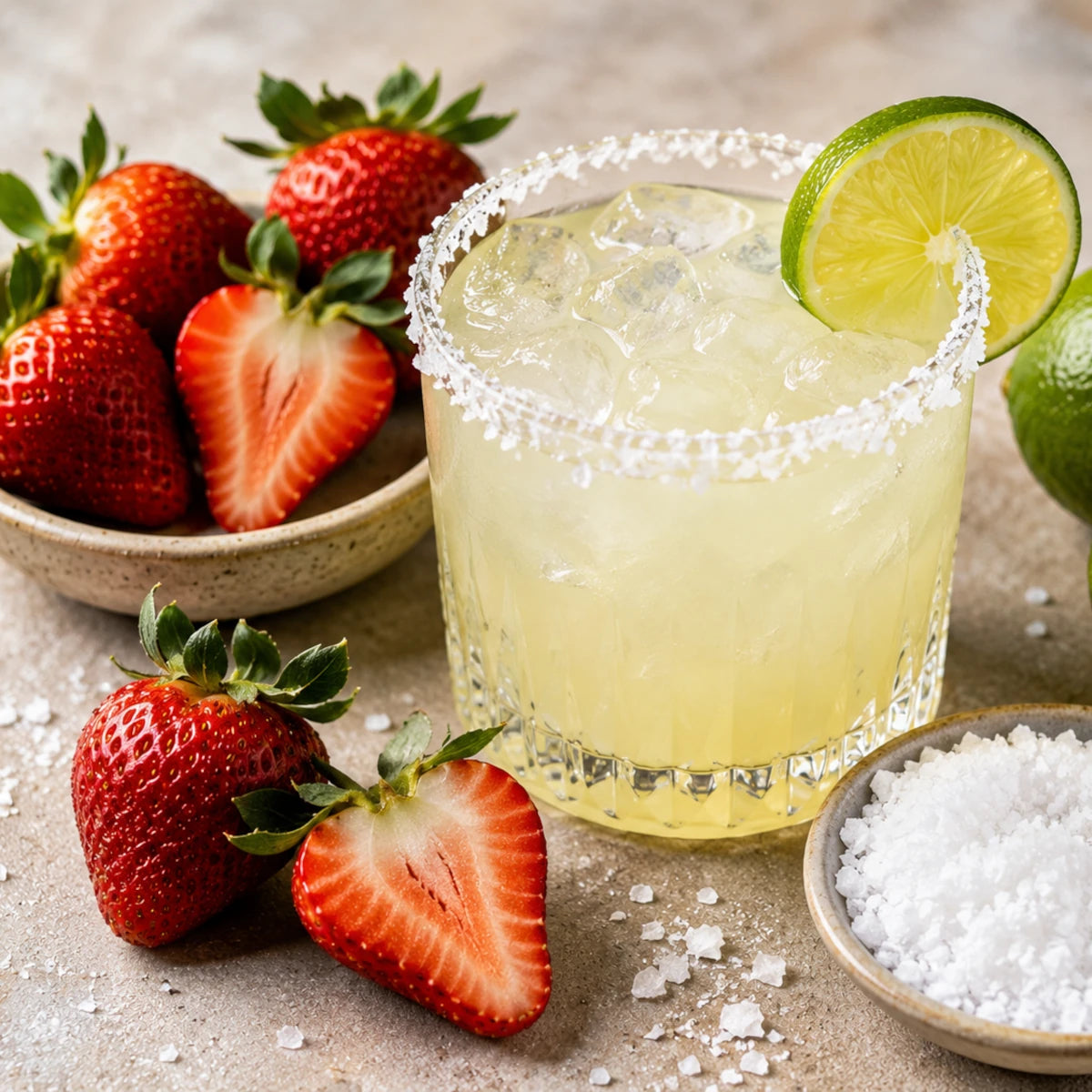 Salted Margarita & Strawberry Macarons (Pack of 6)