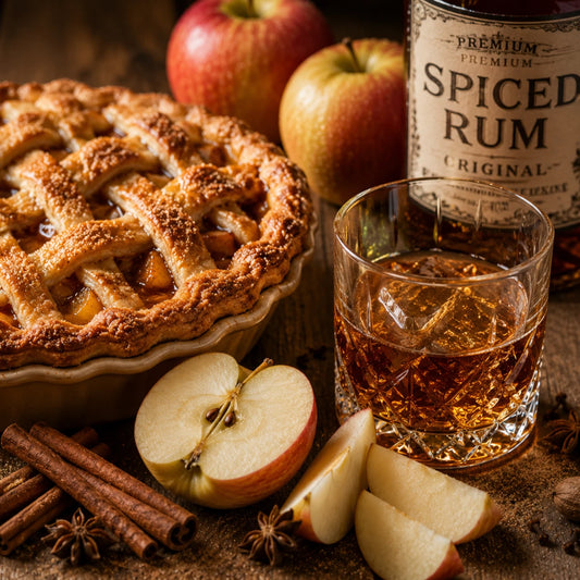 Apple Pie Spiced Rum Macarons (Pack of 6)