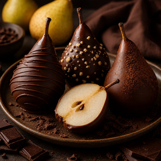 Chocolate Pear Macarons (Pack of 6)