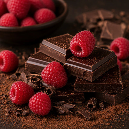 Chocolate Raspberry Macarons (Pack of 6)