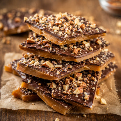 English Toffee Macarons (Pack of 6)