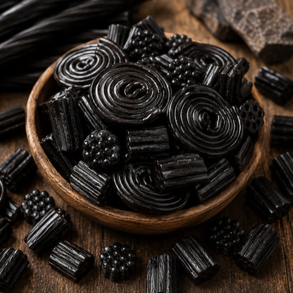 Licorice Macarons (Pack of 6)