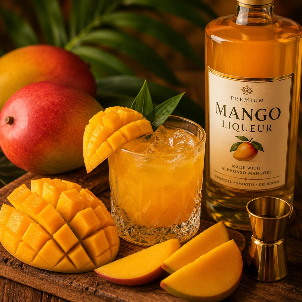 Mango Liquor Macarons (Pack of 6)