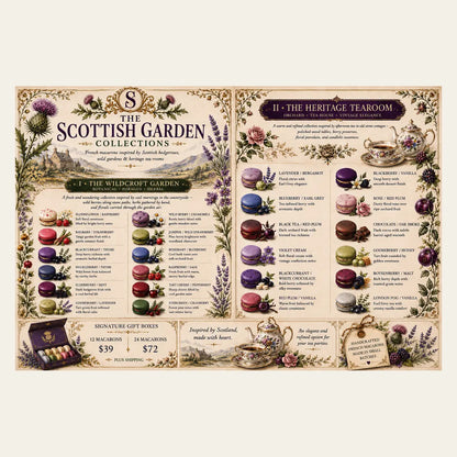 Scottish Garden Collections Macaron Box (12 Pieces)