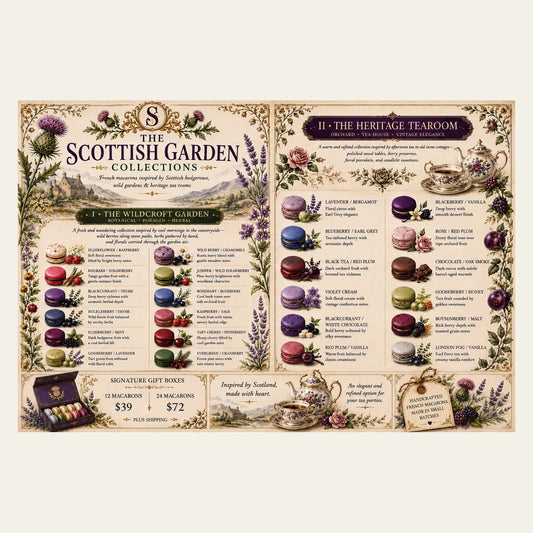 Scottish Garden Collections Macaron Box (12 Pieces)