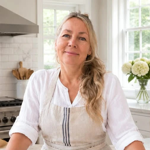 Sandrine Wallace in her Cedar Rapids bakery